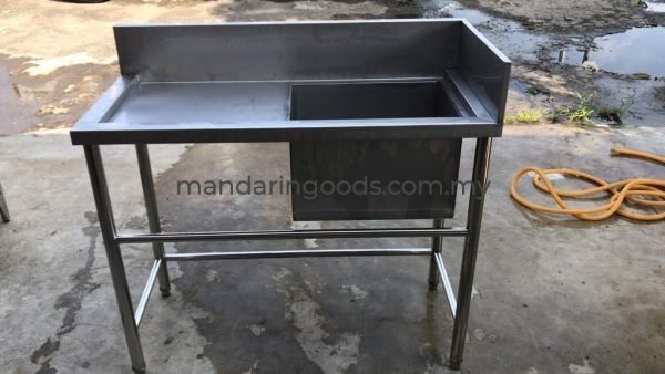 One Bowl Stainless Steel Sink Table – Gallery