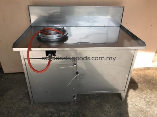 Stainless Steel 1 Burner Stove with Table