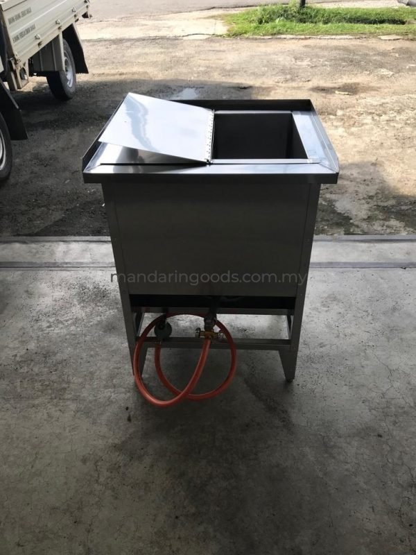 Stainless Steel Half Soup Boiler with Stand