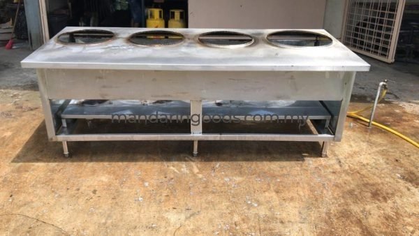 Quadruple (4) Soup Boiler with Stand