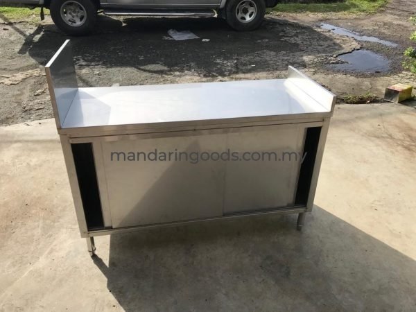 Stainless Steel Work Table with Cabinet