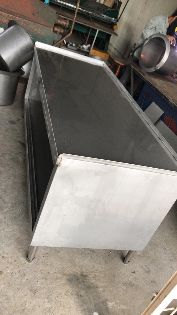 Stainless Steel Work Table With Cabinet