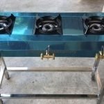 Stainless Steel 3 Burner Stove – New