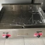 Gas griddle flat plate width 73cm