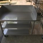 Cooking Table with Rack and Gas Holder