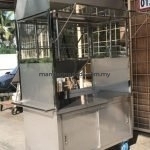 stainless steel bbq stall – covered 2
