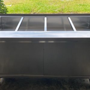 Stainless Steel Bain Marie Food Warmer with 4 Holes and 5 Holes