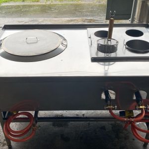 Stainless Steel Noodle Stall with Boiler Pot