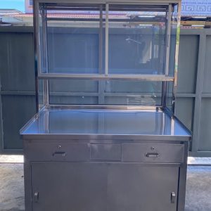 Stainless Steel Bain Chicken Rice Stall with Drawers